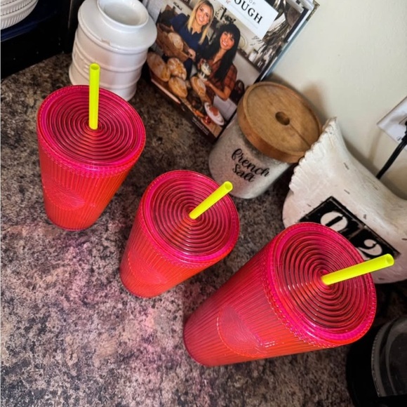 Starbucks Iridescent Magenta Bling Cold Cups - Picture 2 of 4